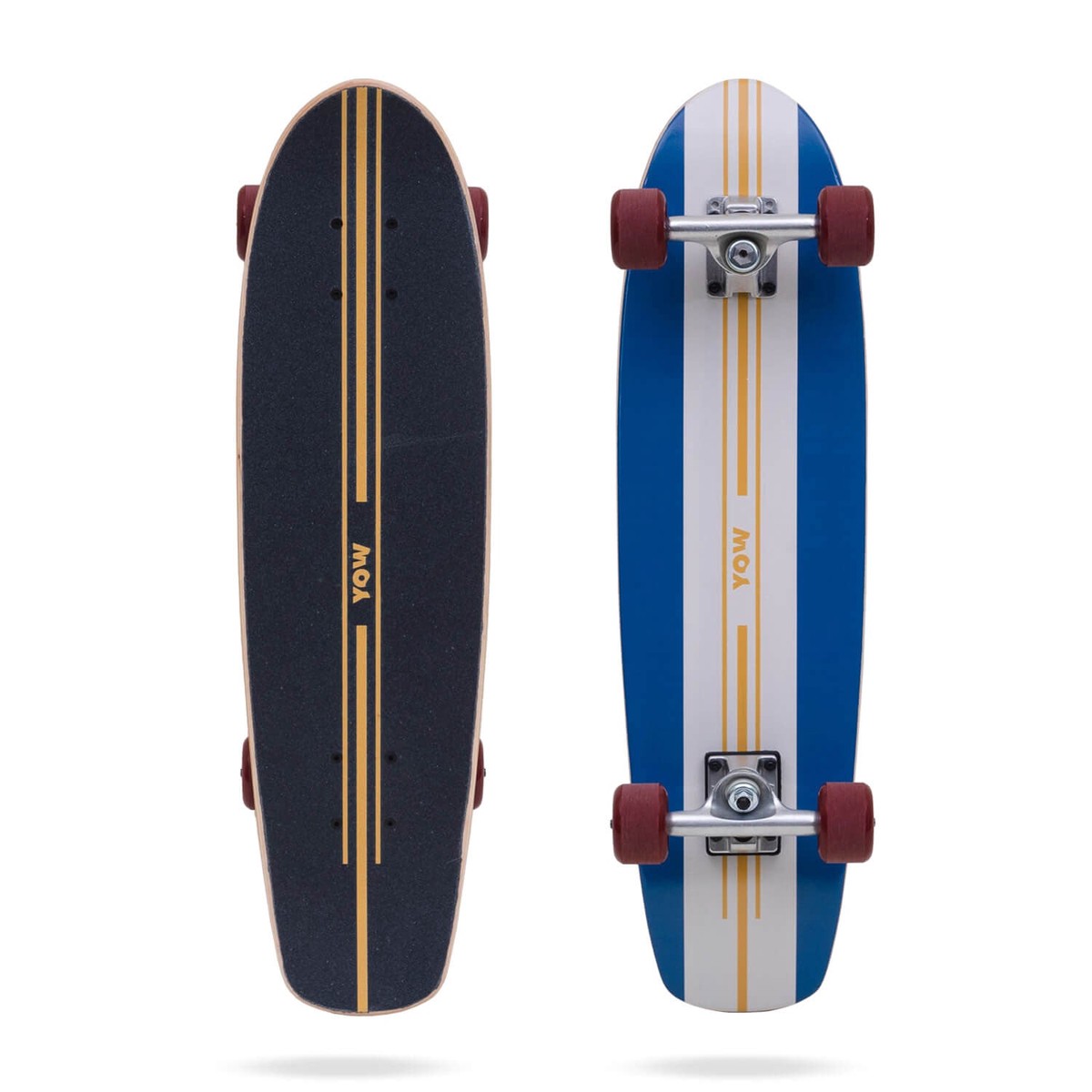 YOW Skateboard Surf Cruiser Complete Vermont 7.6" x 28.5" - Default Title