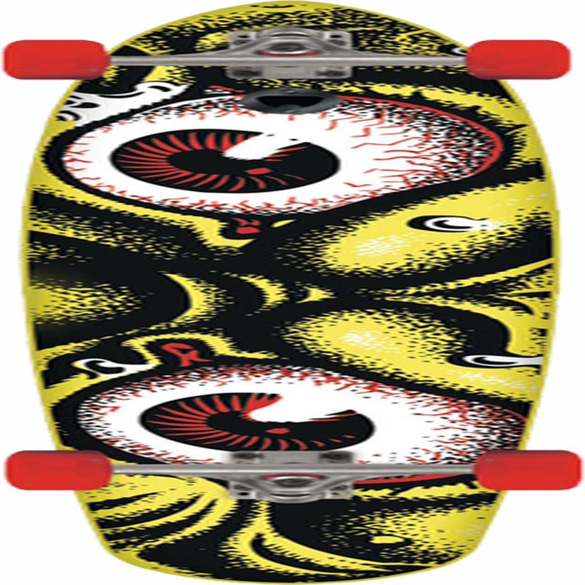 SANTA CRUZ ROSKOPP EYES SKATEBOARD COMPLETE -10x43.5 cruiser