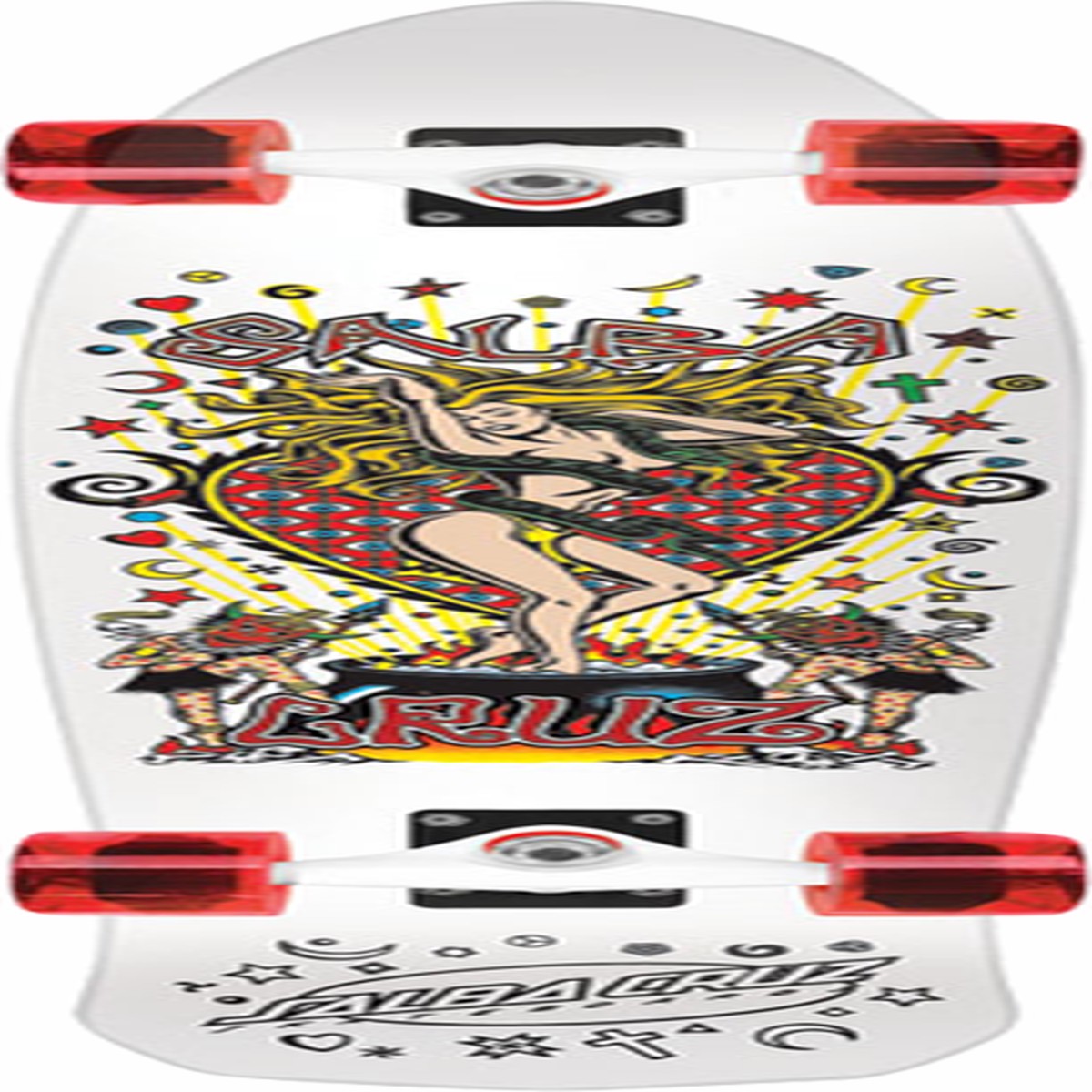 SANTA CRUZ SALBA WITCH JAMMER SKATEBOARD COMPLETE -7.6x30.5 cruiser