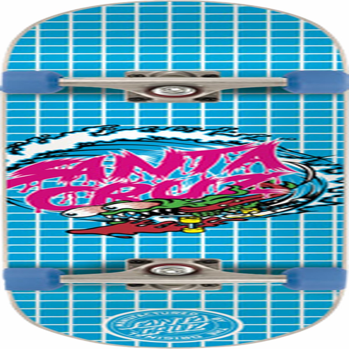 SANTA CRUZ SLASH DOT SKATEBOARD COMPLETE -7.7x31.0 cruiser