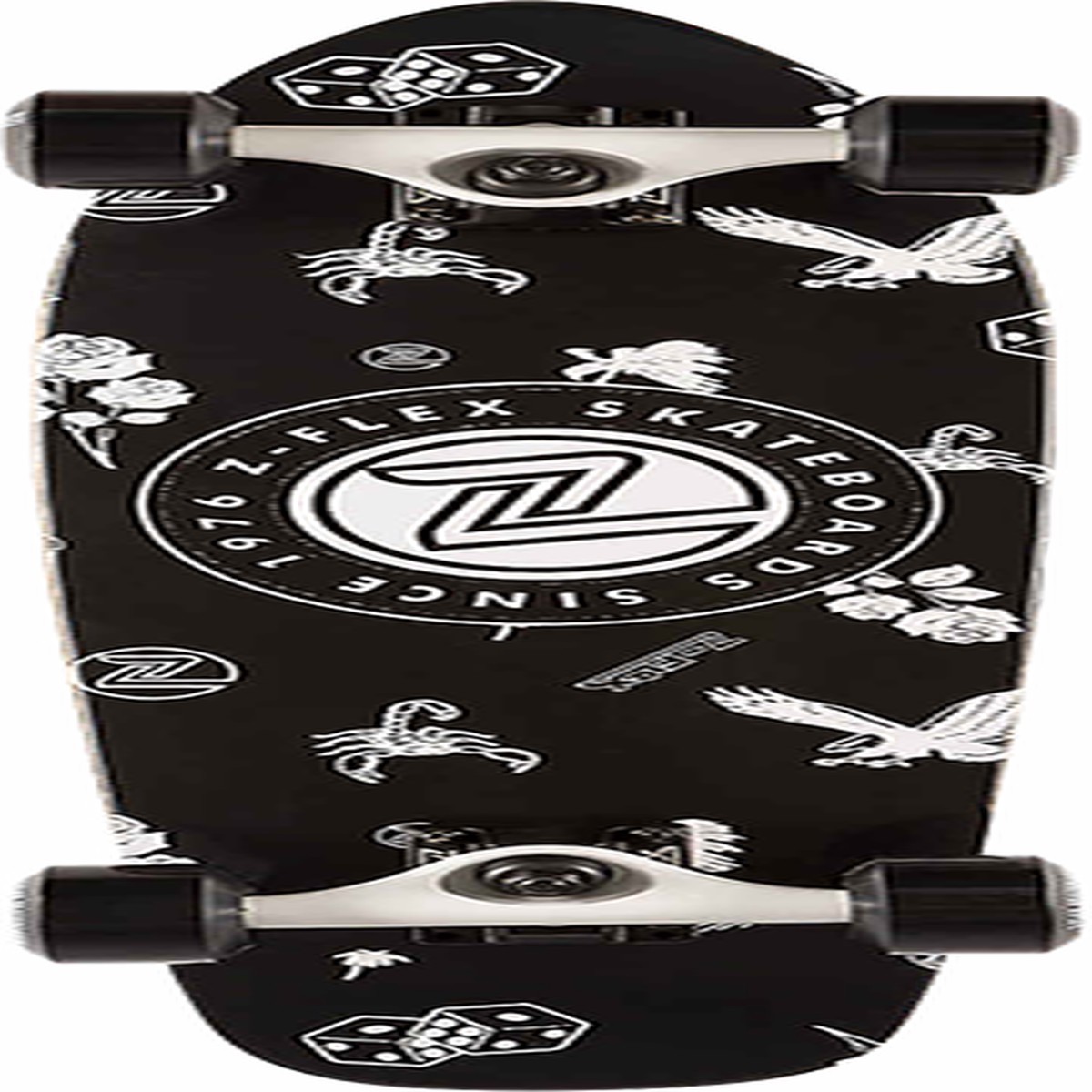 Z-FLEX CRUISER 27" SKATEBOARD COMPLETE-7.87x27 ROLLING BONES