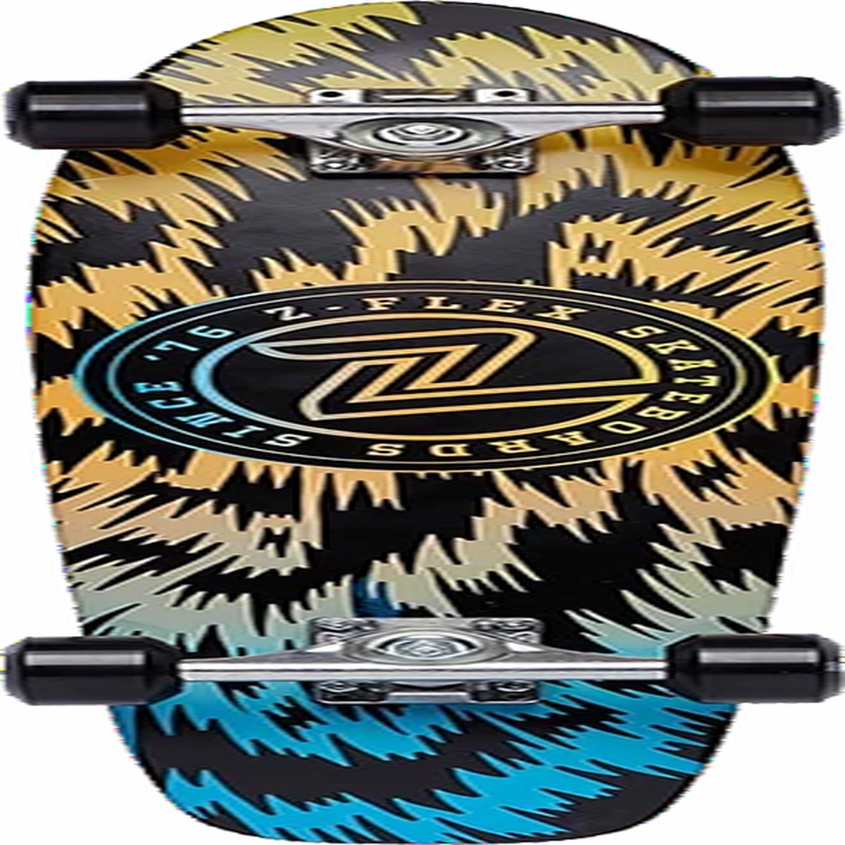 Z-FLEX CRUISER 29" SKATEBOARD COMPLETE-7.5x29.5 JUNGLE ACID